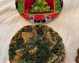 Pretty Christmas plates 