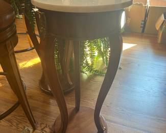 Pair of marble pedestals 