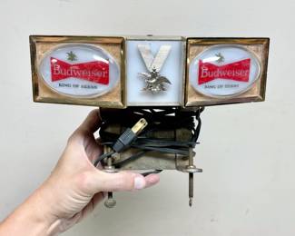 Vintage Budweiser Beer Light up Display 