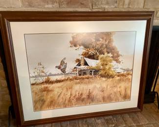 Texas Artist  Betty Gene Haile, 1926/ 2009, This original titled Up and Away from the 1975 National Invitational Western Art Show 