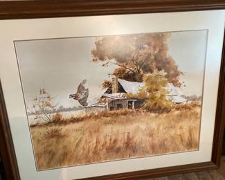 Texas Artist  Betty Gene Haile, 1926/ 2009, This original titled Up and Away from the 1975 National Invitational Western Art Show 