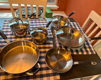 All of the pieces you see here are high and Calphalon