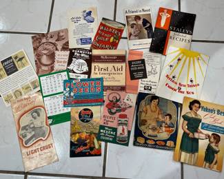 Ephemera, lots of great pieces, brochures, pamphlets, calendars, and more