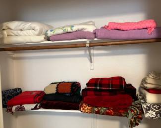 Many great choices for blankets