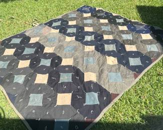 This is a handmade quilt