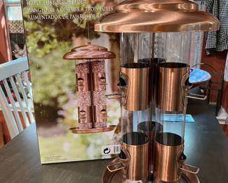 This bird house is still new in its original box