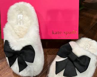 Precious and brand new… Kate Spade slippers. Might make a great Christmas gift.