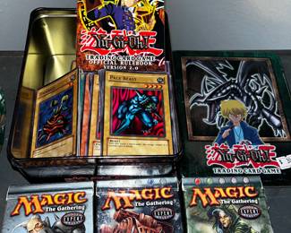 Yu-Gi-Oh! cards, Magic The Gathering cards