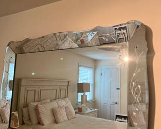 Large fancy mirror
