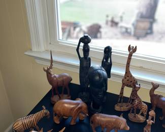 Wooden African decor