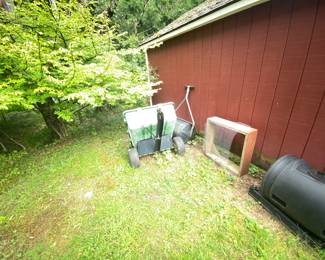 Trailer and lawn roller