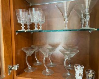 Martini and other glass sets