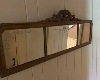 Antique Tripart Mirror