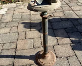 Antique copper ashtray