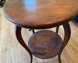 Antique tiered table (Mahogany?)