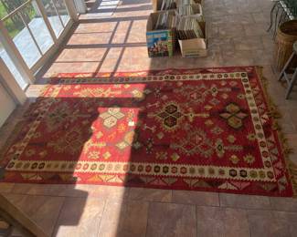 Kilim style rug 8 x 5