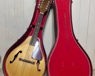 Vintage 60's Japan Lyle Mandolin w Original Case