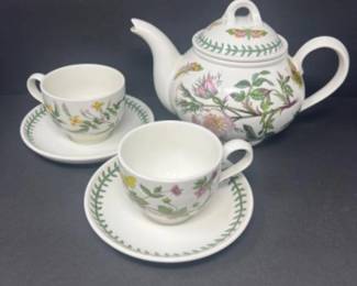 ORIGINAL 1972 Portmeirion Botanic Garden Teapot w/ 2 Cups