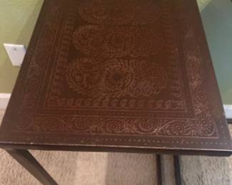 Pier 1 Etched Paisley Moroccan Style C-Tables