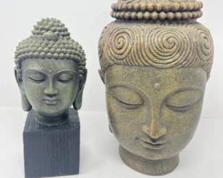 Meditative Buddha Head Decor