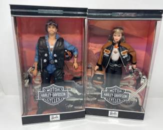 Barbie Collector Edition Harley Davidson Motorcycles Barbie & Ken