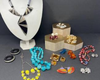 Vintage Funky & Dazzling Costume Jewelry - Laurel Burch