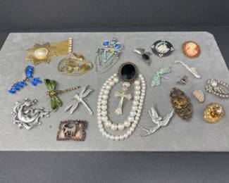 Brooch the Subject - Kirks Folly Rhinestone Brooch