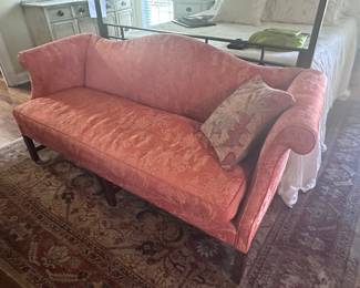 Coral vintage couch 