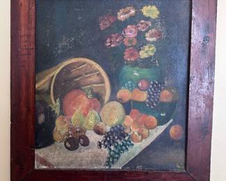 Original antique painting 