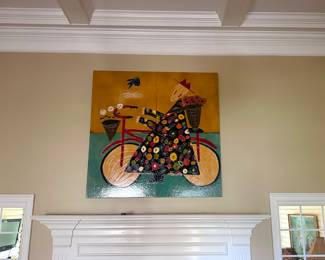 Tres Taylor original! Huge painting! Approximately 3 ‘  x3 ‘