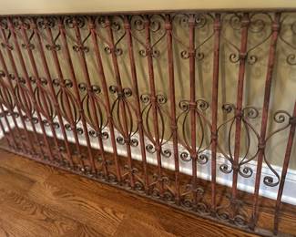 Antique iron gate
