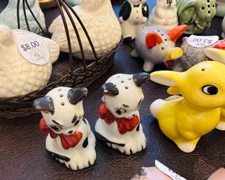 Large salt& pepper shaker collection