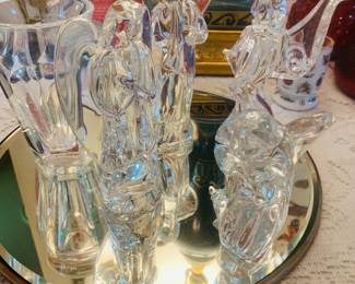 Baccarat collection--we have four Baccarat angels