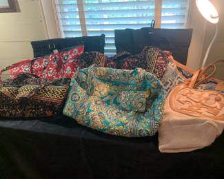 we have about twenty Vera Bradley totes