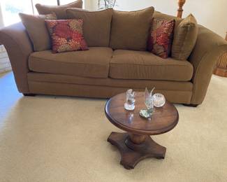 sofa and small table