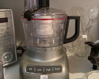 Kitchen Aid food processor with accessories