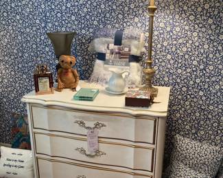 French Provencial chest, etc. 