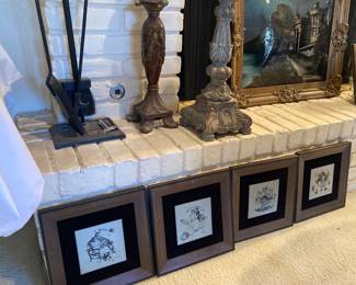 Norman Rockwell etchings set