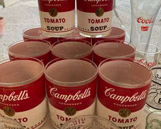 Campbell's Tomato Soup glasses