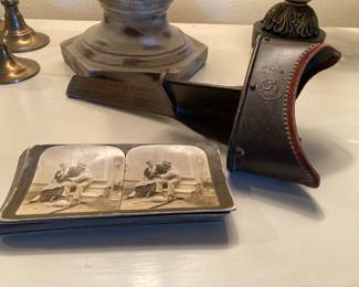 stereoscope and viewing slides