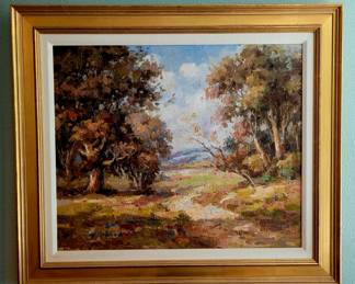 Original oil painting by Harold Jacob. Listed artist