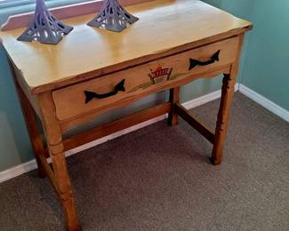 Small signed Monterey desk