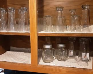 Beer mugs wine glasses