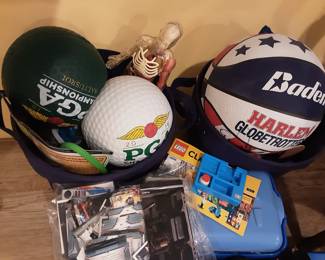 Golf, basketball and other sports items