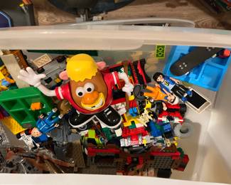 Mr. potato hea and legos