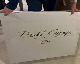 bridal gown size 12, strapless. pictures upon request