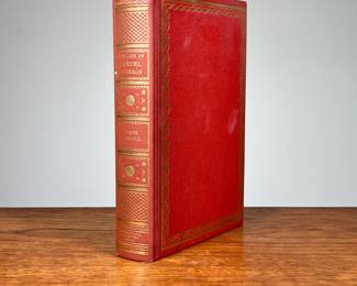 THE LIFE OF SAMUEL JOHNSON BY JAMES BOSWELL | Red leather bound hardcover copy of The Life of Samuel Johnson by James Boswell, illustrations by Gordon Ross. - w. 5.75 x h. 8.5 in