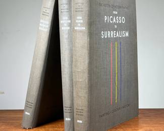 (3PC) THE HISTORY OF MODERN PAINTING BOOKS | Three volumes of The History Of Modern Painting. Including Matisse Munch Rouault, Fauvism - Expressionism (1950); From Baudelaire to Bonnard 2nd Ed. (1949); and From Picasso to Surrealism (1950). Hardcovers, Switzerland. -  w. 10 x h. 13.75 in