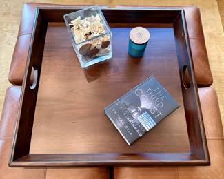 Very Nice Large Wooden Tray 