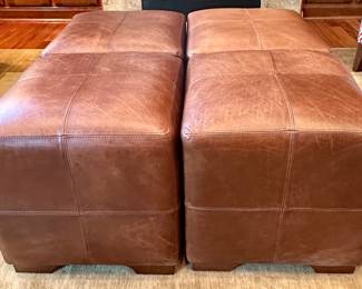  4 Leathers Ottomans